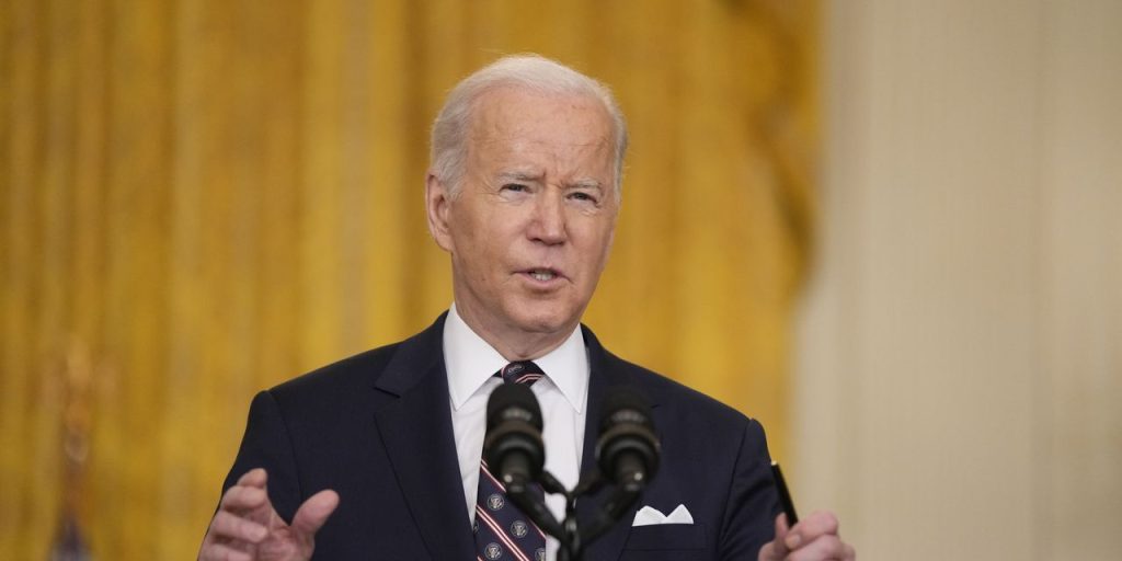 Biden erwartete nach Putins Angriff auf die Ukraine harte Sanktionen gegen Russland