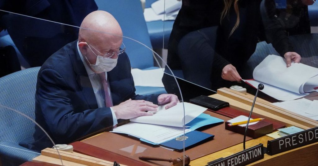 Russland legt sein Veto gegen jede UN-Sicherheitsmaßnahme gegen die Ukraine ein, China enthält sich