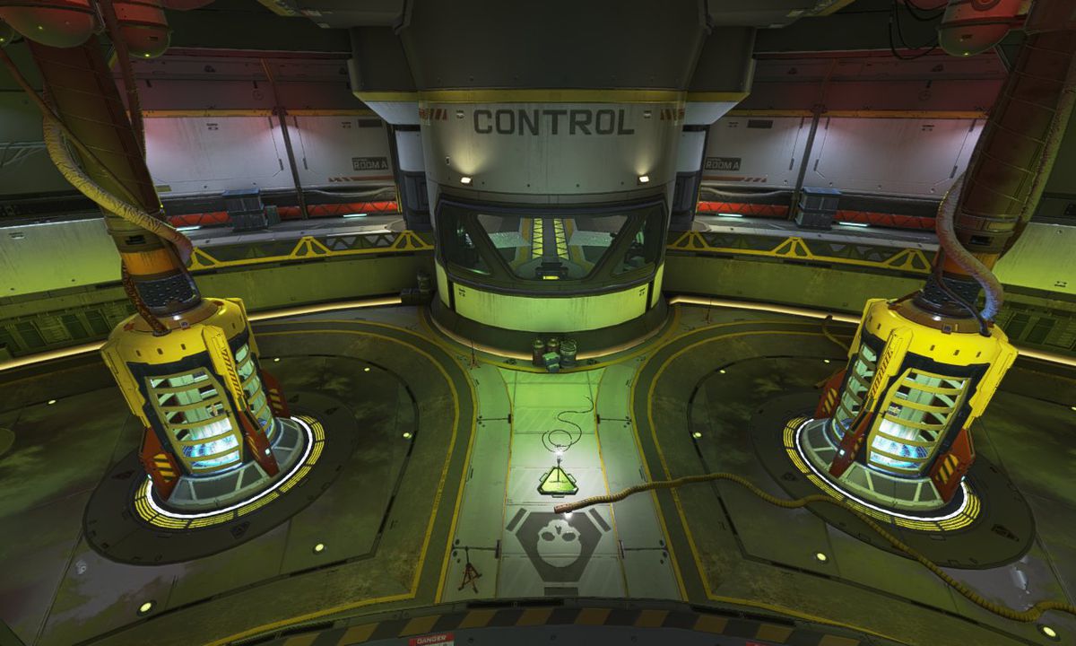 Die neue Kontrollkarte von Apex Legends enthält diesen Ort in Caustic's Lab.