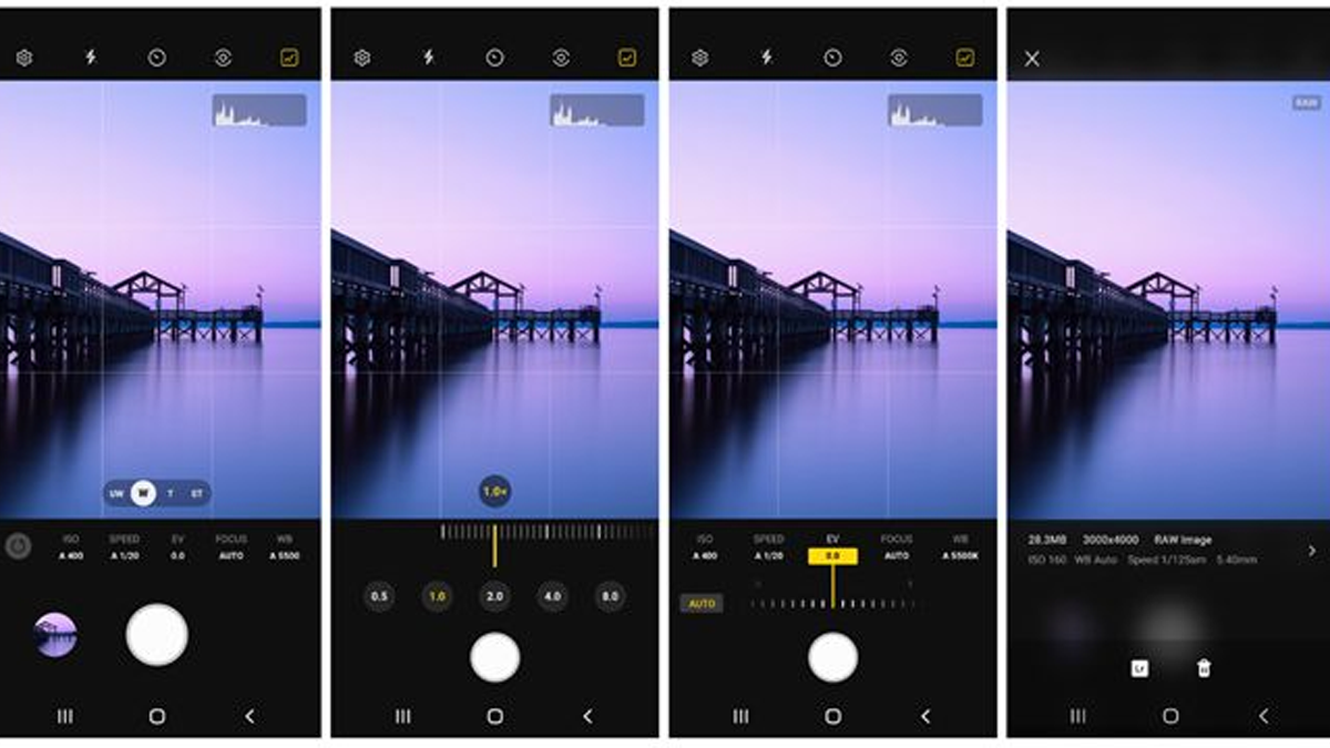 Samsung s22 Ultra Raw-App