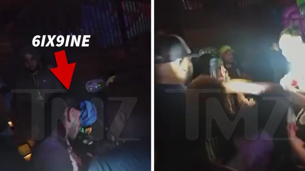 Tekashi traf 6ix9ine in den Hinterkopf, als er einen Nachtclub in Miami verließ