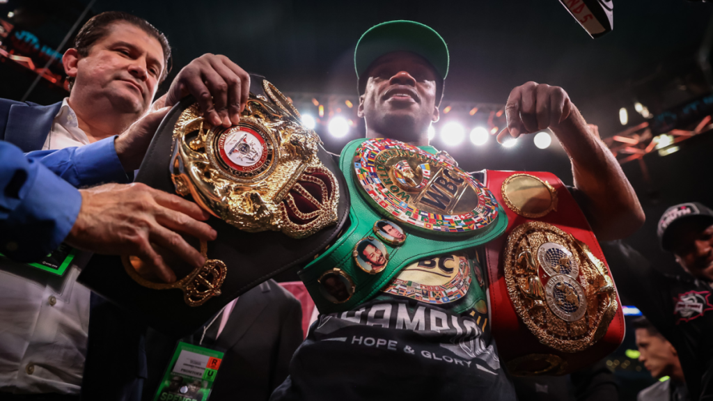 Ergebnisse des Matches von Errol Spence Jr. gegen Jordenis Ogas, Höhepunkte: „The Truth“ vereint die Titel mit einem TKO der zehnten Runde