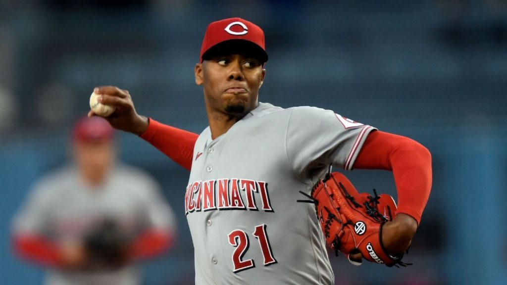 Hunter Green von den Cincinnati Reds stellt mit einer Niederlage gegen die Los Angeles Dodgers einen Geschwindigkeitsrekord auf