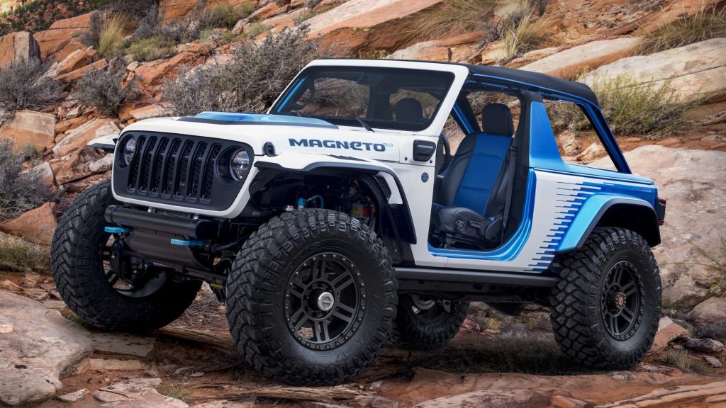 Jeep sagt, sein neues Konzept-Elektro-SUV Wrangler sei so schnell wie Tesla