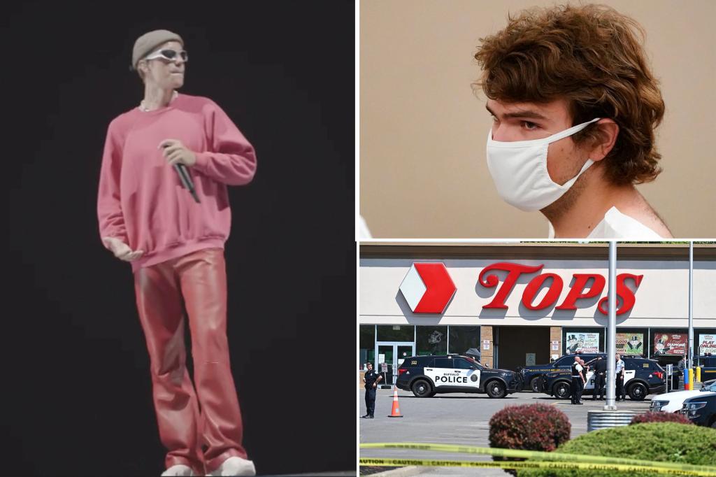 Justin Bieber spricht bei einem Konzert über das Massaker von Buffalo