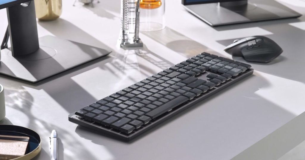 Die neue Maus und Tastatur von Logitech liefert ein leiseres Klicken und mehr Klicks in Folge
