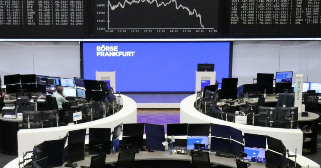 Aktien fallen aufgrund von Wachstumsängsten und niedrigeren Anleiherenditen