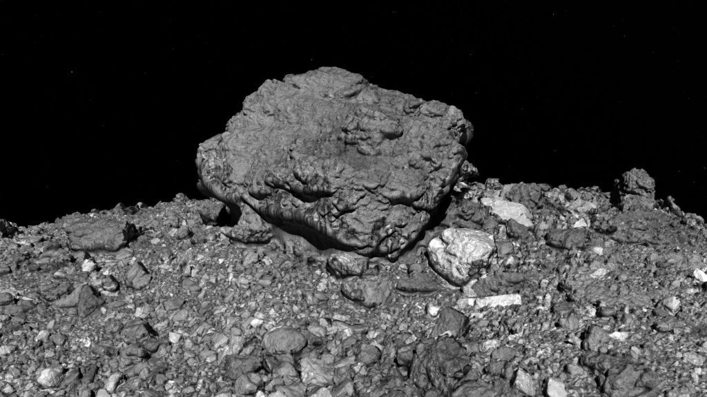 Die NASA-Raumsonde OSIRIS-REx entdeckt den Boulder „Body Armor“ des Asteroiden Bennu