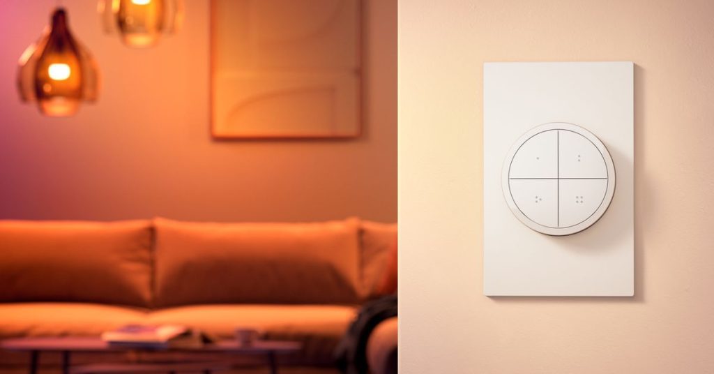 Philips Hue erhält einen neuen Druckknopfschalter, anpassbare Schienenbeleuchtung und mehr