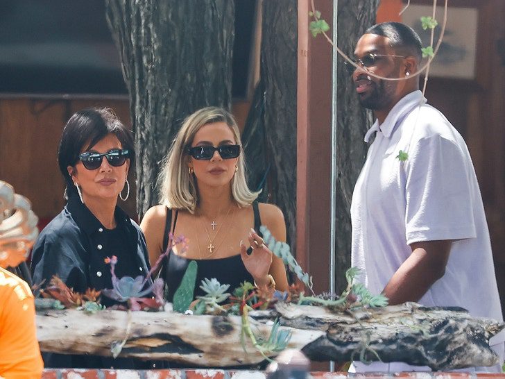 Tristan Thompson, Khloe Kardashian, Kris Jenner