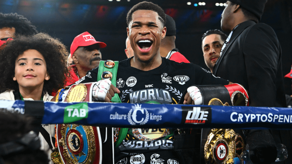 Boxergebnisse, Höhepunkte: Devin Haney wurde mit einem entscheidenden Sieg über George Camposos Jr. unangefochtener Champion.