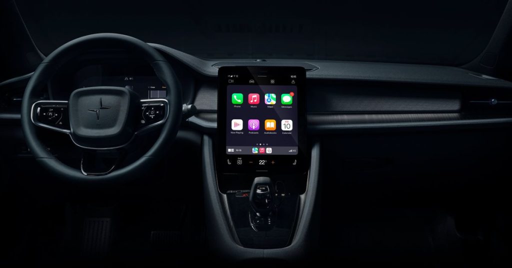 Polestar unterstützt jetzt Apple CarPlay nach einem Over-the-Air-Software-Update