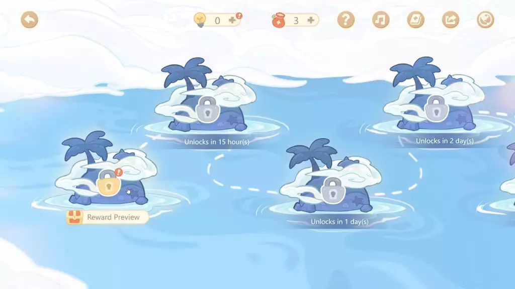 Jinshin-Effekt-Web-Event-Leitfaden hypnotisierender Traum beim Öffnen des Seetraum-Levels