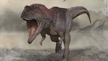 Eine künstlerische Rekonstruktion dessen, wie Meraxes Gigas aussehen könnten. 