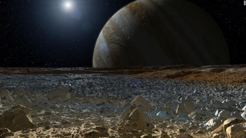 Unterwasserschnee gibt Hinweise auf Europas Meereswelt