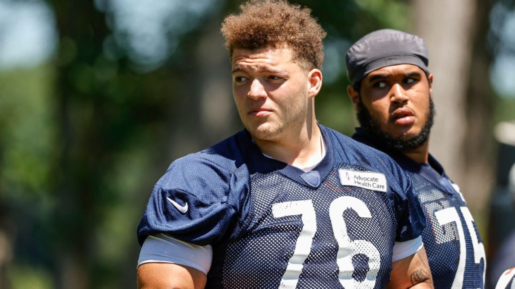 Chicago Bears Stephen Jenkins ist wieder im Training, bestreitet Zusammenstöße mit Trainern