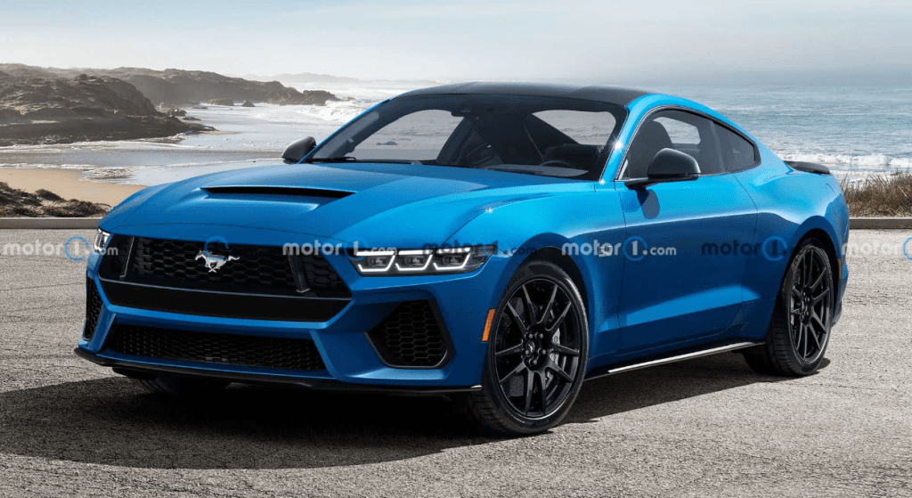 Die ersten Bilder des Ford 2024 Mustang wurden in einer atemberaubenden 3D-Darstellung enthüllt