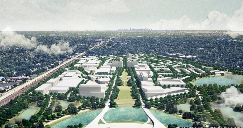 Die Chicago Bears könnten in Arlington Heights ein Kuppelstadion bauen
