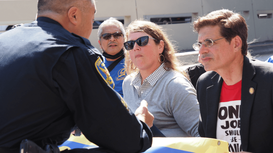 Protest der San Francisco Airport Federation