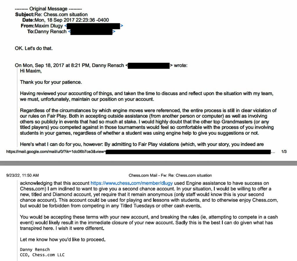 Verdächtige betrügerische E-Mails