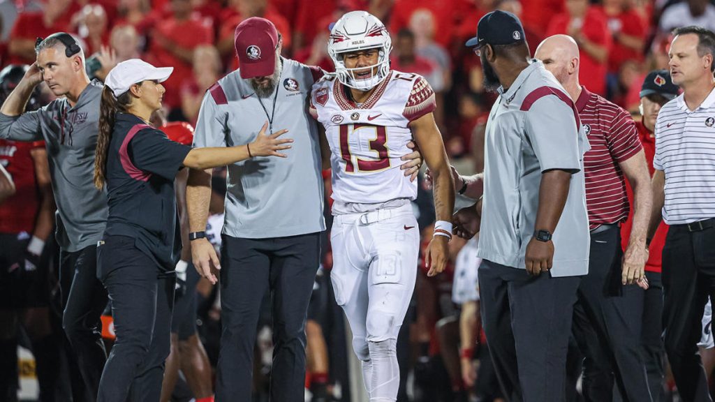 Florida State QB Jordan Travis, De Jared Verse unter vielen Schlüsselspielern, die beim Sieg über Louisville verletzt wurden