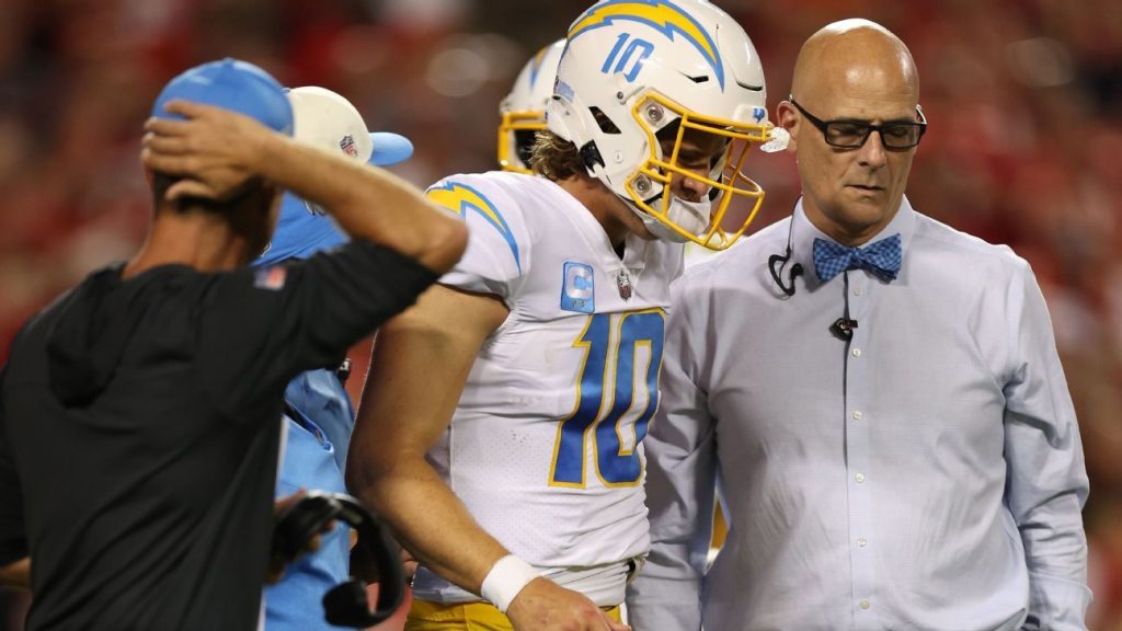Justin Herbert QB „fühlt sich von Tag zu Tag wohler“, sagt Brandon Staley, Trainer der Los Angeles Chargers