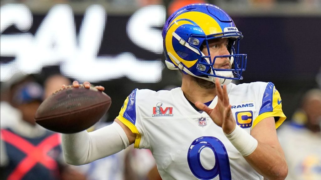 Quellen sagen, dass Matthew Stafford von den Los Angeles Rams außerhalb der Saison am Ellbogen operiert wurde