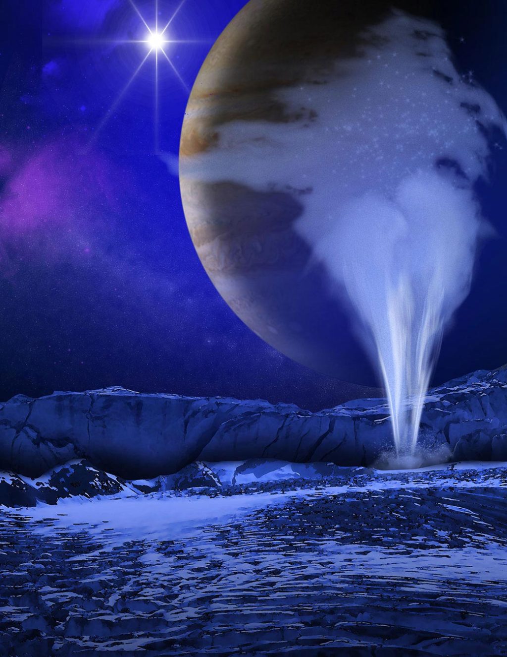 Die NASA sagt, dass flache Seen in der Eiskruste des Jupitermondes Europa ausbrechen könnten