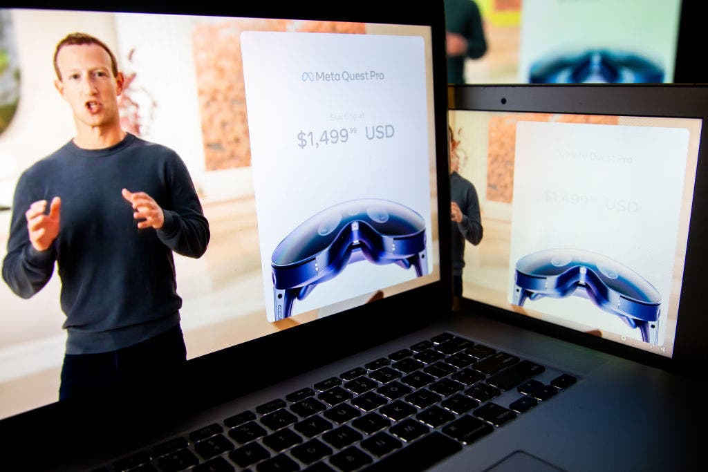 Facebook-Besitzer Meta stellt neue Virtual-Reality-Brille im Wert von 1.500 US-Dollar vor, die auf Unternehmen abzielt