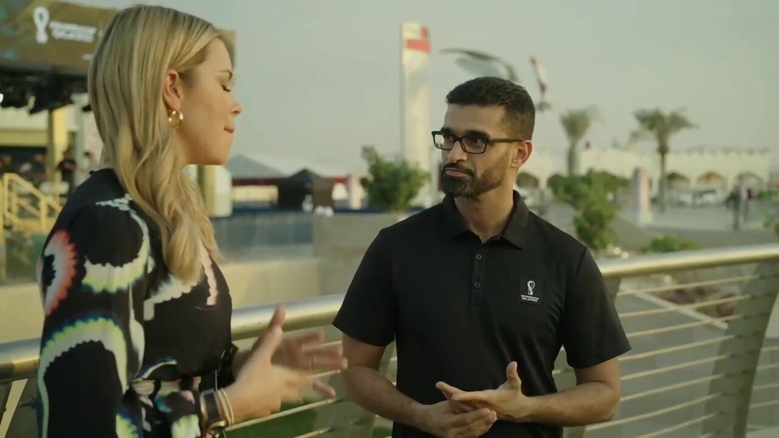 Jenny Taft erkundet die Kultur Katars vor der FIFA Fussball-Weltmeisterschaft 2022