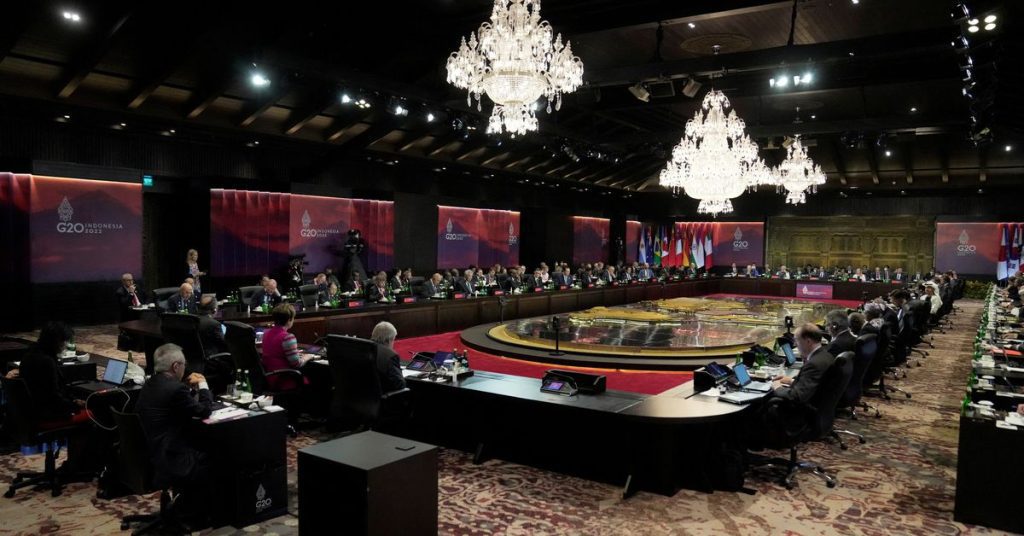 Die Debatte über den Krieg in der Ukraine dominiert den G20-Gipfel der großen Volkswirtschaften