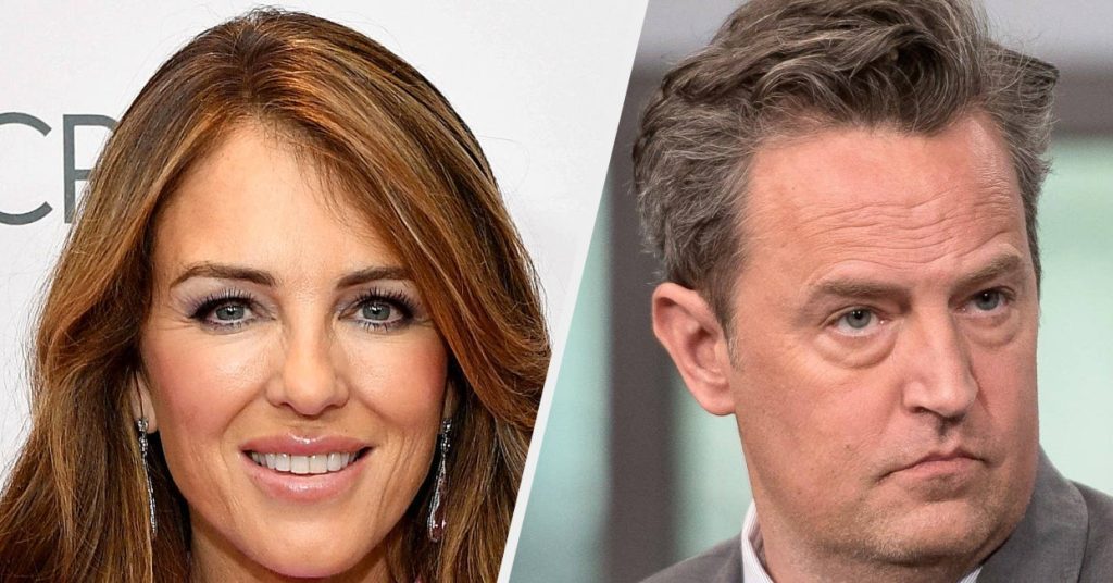 Elizabeth Hurley sagt, Matthew Perry sei ein Alptraum gewesen