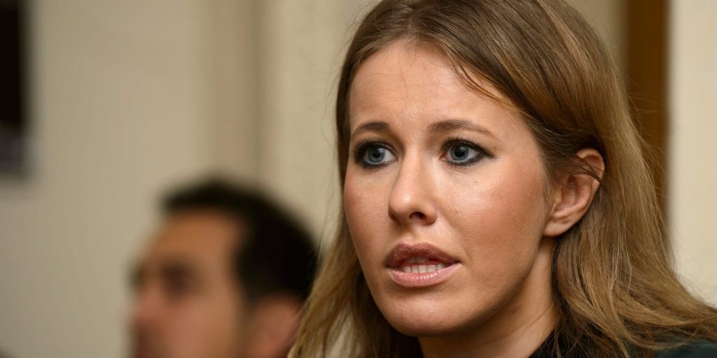 Ksenia Sobchak sagt, sie sei in „Ärgern“ gewesen, seit sie aus Russland geflohen sei