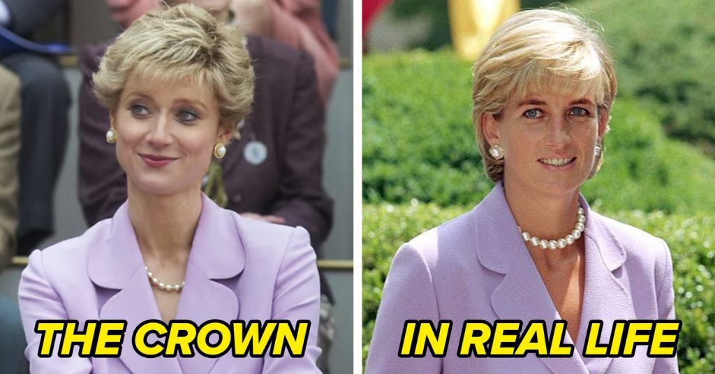 Prinzessin Dianas Kleidung auf der Show vs.  Das wahre Leben