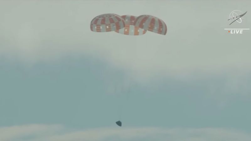 Die Artemis-Mondmission der NASA endet mit einem Fallout