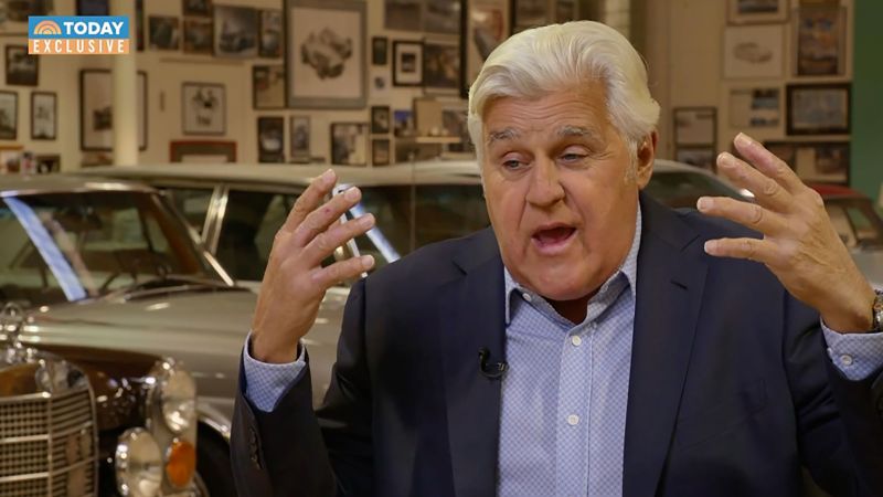 Jay Leno beschreibt, wie sein „Gesicht Feuer fing“ im ersten Interview seit dem Unfall