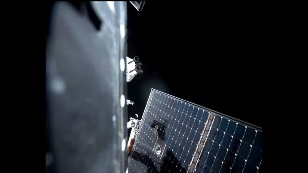 Die Raumsonde Artemis 1 Orion verlässt die Mondumlaufbahn in Richtung Heimat