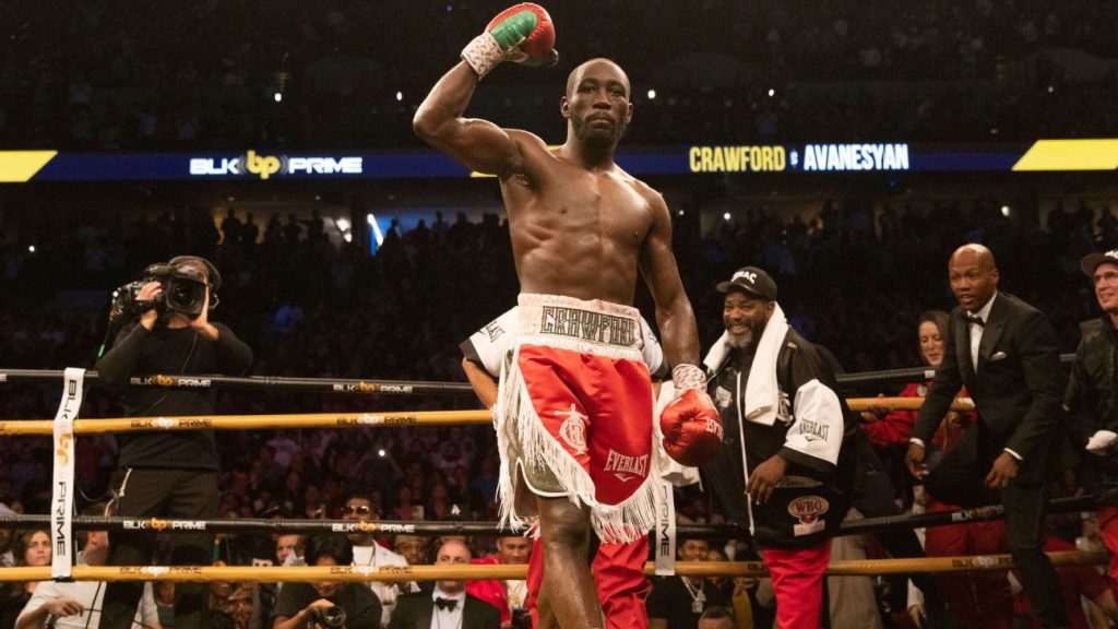 Terrence Crawford stoppt David Avanesian, um seinen Gürtel im Weltergewicht zu behalten
