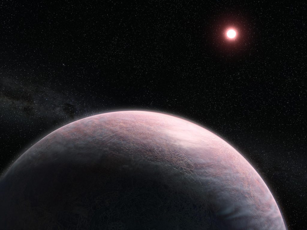 Rocky Exoplanet Orbiting Red Dwarf Star