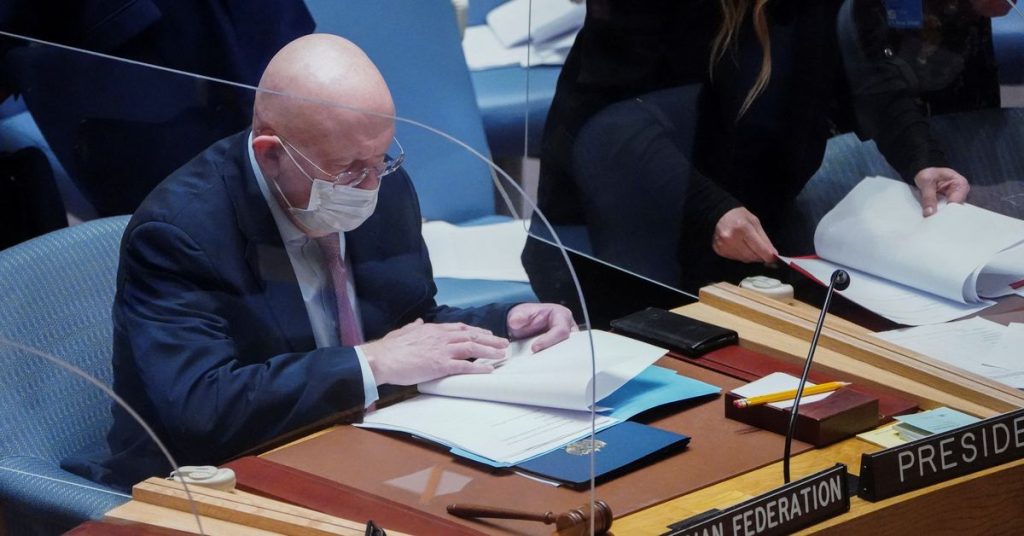 Russland legt sein Veto gegen jede UN-Sicherheitsmaßnahme gegen die Ukraine ein, China enthält sich