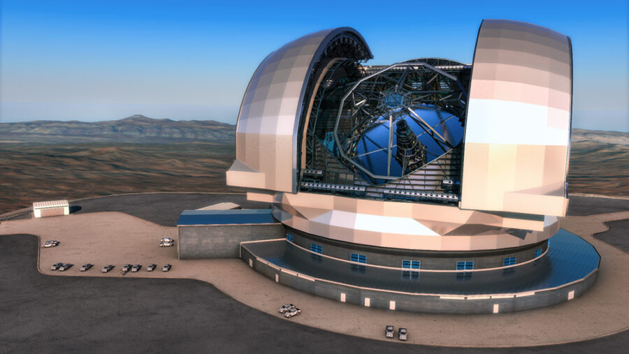 European Extra Large Telescope (Künstlerkonzept)
