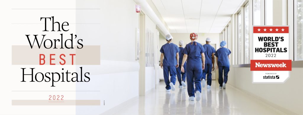 Bestes Krankenhaus der Welt 2022 - Top 250 Krankenhäuser