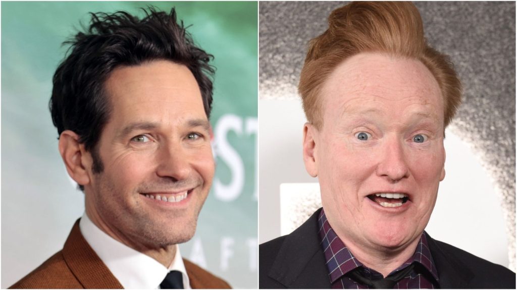 Paul Rudd spielt Conan O'Brien wieder einen Streich mit dem 18-Jährigen im Rennen