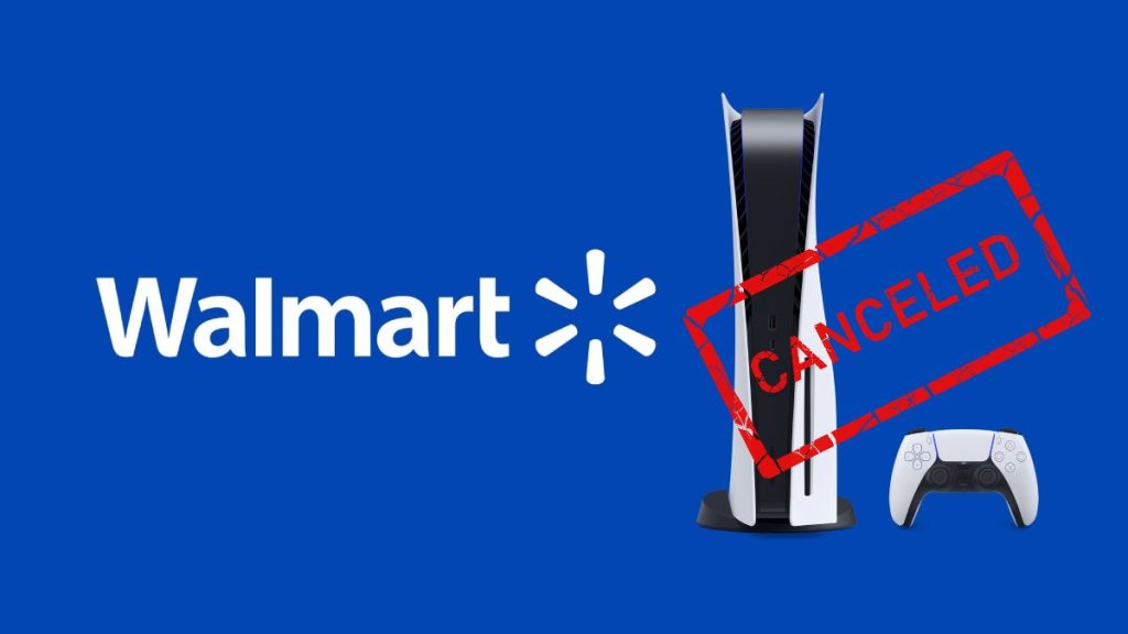 Walmart Canceled PS5 Order March 14