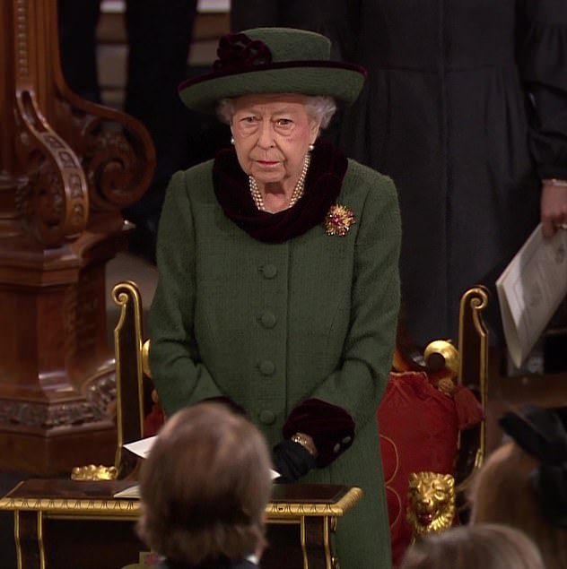 Es gab auch Befürchtungen, dass die Königin die Trauerfeier für Prinz Philip Ende März verpassen würde, bevor ein Plan gemacht wurde 