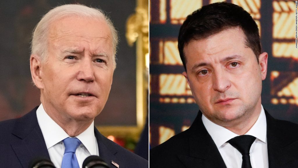 Biden enthüllt im Gespräch mit Selenskyj ein Sicherheitspaket in Höhe von 800 Millionen US-Dollar für die Ukraine