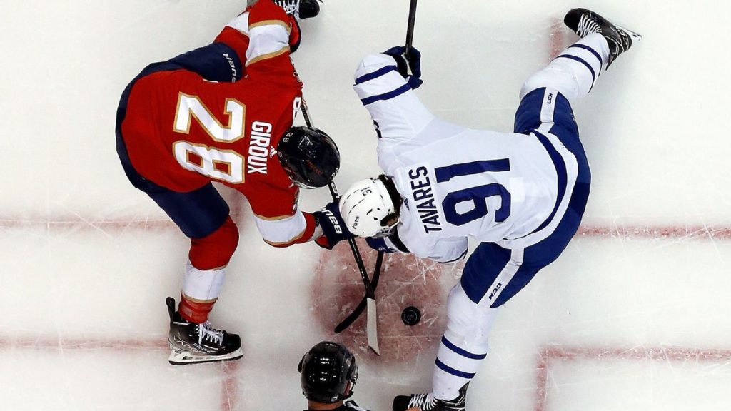 Aktualisieren Sie die Reihenfolge, in der Sie sich das Spiel der National Hockey League ansehen