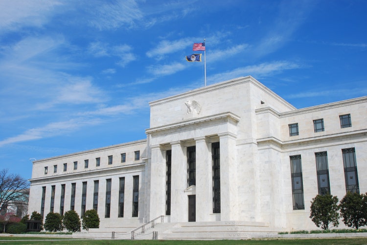 The US Federal Reserve building in Washington DC
