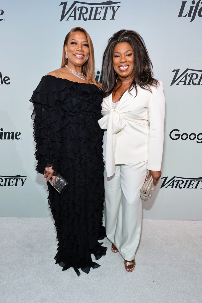 NEW YORK, NY – 5. Mai: Queen Latifah und Lauren Toussaint nehmen am Variety 2022 Power Of Women: New York Event teil, präsentiert von Lifetime im Glasshouse am 5. Mai 2022 in New York City.  (Foto von Jimmy McCarthy/Getty Images für Variety)