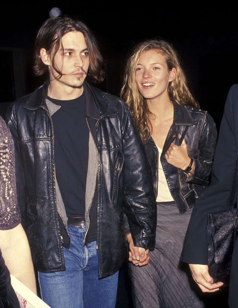 Johnny Depp und Kate Moss im Jahr 1994.